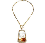 14K Gold Large Link Chain w/ Vintage Round Clasp-Chain-Gretchen Ventura