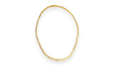 Channel Set Necklace-Necklaces-Gretchen Ventura