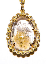 Quartz Crystal Cranes on the Beach Intaglio-Neck Pendant-Gretchen Ventura