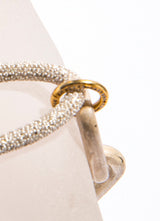 Diamond Rockstar Sterling Oval H Link Bracelet-Bracelets-Gretchen Ventura