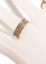 14K Gold (1.6g) & Diamond (.77c) Eternity Band Size 6 #5068-Rings-Gretchen Ventura