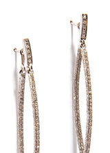 Diamond Wave Earrings-Earrings-Gretchen Ventura