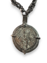 Byzantine Bust of Christ Coin-Neck Pendant-Gretchen Ventura