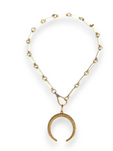 18K Gold & White Enamel Chain-Necklaces-Gretchen Ventura