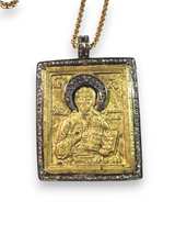 Slavic Orthodox TRAVEL Icon "Christ The Teacher"-Neck Pendant-Gretchen Ventura