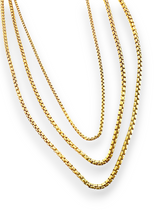 14K Yellow Gold Box Chain #7710-Chain-Gretchen Ventura