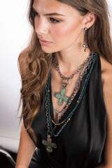 Ancient Christian Orthodox Cross-Neck Pendant-Gretchen Ventura
