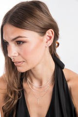 White Gold Pear Shape Diamond Drops-Earrings-Gretchen Ventura
