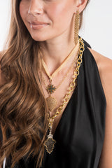 Hand Hammered Gold Link Chain-Chain-Gretchen Ventura