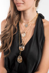 20K Matte Gold Large Oval Link Chain-Chain-Gretchen Ventura
