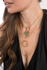 20K Matte Gold Large Oval Link Chain-Chain-Gretchen Ventura