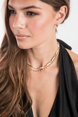 14K Gold & Diamond Dotted Choker-Necklaces-Gretchen Ventura
