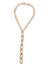 Raw Diamond Slices Link Drop Necklace-Necklaces-Gretchen Ventura