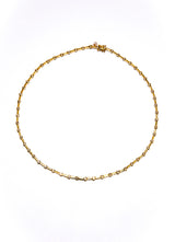 14K Gold & Diamond Dotted Choker-Necklaces-Gretchen Ventura