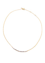 14K Gold & Diamond Bar Necklace-Necklaces-Gretchen Ventura