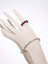 Oval Ruby Eternity Band-Rings-Gretchen Ventura