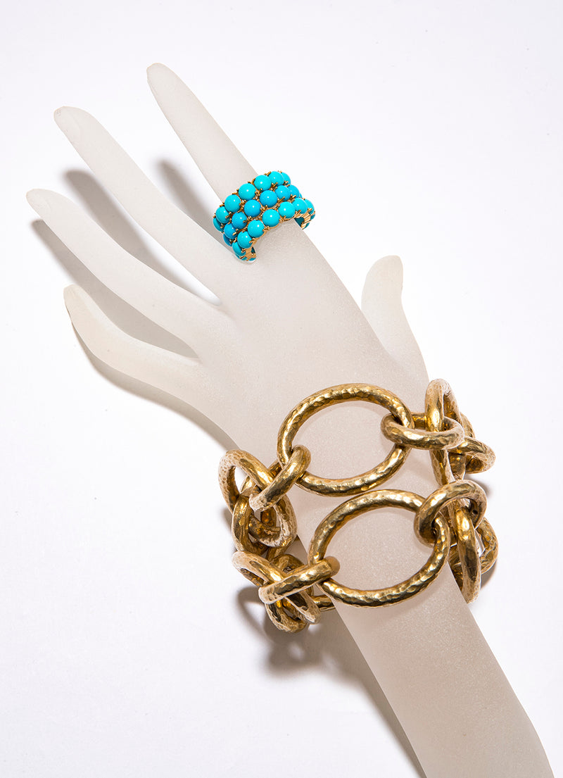 Turquoise Eternity Band-Rings-Gretchen Ventura