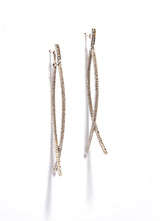 Diamond Wave Earrings-Earrings-Gretchen Ventura