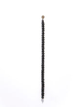 Black Spinel Macramé Rockstar Earring-Earrings-Gretchen Ventura
