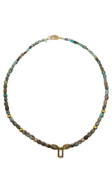Pre Islamic Mountain Natural Persian Turquoise Necklace 5-Necklaces-Gretchen Ventura