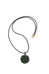 Ancient Roman Empire Bronze Coin Pendant – Colosseum Era in Diamond & Sterling Silver-Neck Pendant-Gretchen Ventura