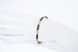 Blue London Topaz Marquise Bracelet-Bracelets-Gretchen Ventura