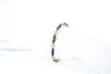 Blue London Topaz Marquise Bracelet-Bracelets-Gretchen Ventura