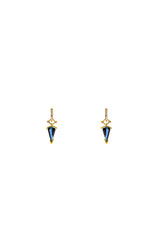 Faceted Blue London Topaz Dagger Drops-Earrings-Gretchen Ventura
