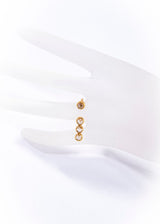 14K Matte Gold Champagne Diamond Ring-Rings-Gretchen Ventura