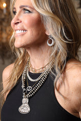 Diamond Saucer Earrings-Earrings-Gretchen Ventura