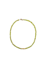 Peridot Choker w/ Gold & Diamond Beads-Necklaces-Gretchen Ventura