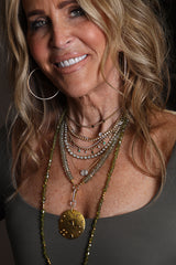 Baguette Diamond, Diamond & 14K Gold Curb Chain Necklace-Necklaces-Gretchen Ventura
