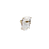 Topaz Gold Plate Cocktail Ring-Rings-Gretchen Ventura