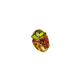 Lemon Quartz & Orange Sapphire Cocktail Ring-Rings-Gretchen Ventura