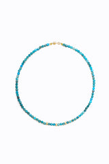 Lantern Apatite Necklace w/Diamond Beads-Necklaces-Gretchen Ventura