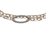 360 Degree Diamond Oval Rockstar Link Connector Necklace-Necklaces-Gretchen Ventura