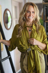 Silk Velvet Loop-Necklaces-Gretchen Ventura