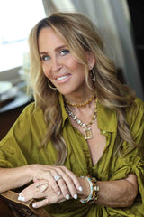 Faceted Rectangle Green Amethyst Riviere Necklace-Necklaces-Gretchen Ventura