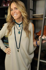 Blue London Topaz & Yellow Diamond Oval Pendant-Neck Pendant-Gretchen Ventura