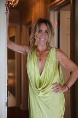 Faceted Rectangle Carnelian Riviere Necklace-Necklaces-Gretchen Ventura