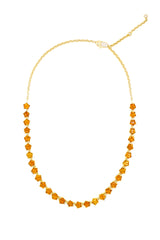 Faceted Citrine Star Riviere Necklace-Necklaces-Gretchen Ventura