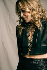 Handmade Hand Hammered Rhodium Plated Sterling & 20K Gold Chain-Chain-Gretchen Ventura