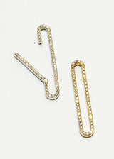 Gold & Diamond Medium Paperclip Clasp-Clasp-Gretchen Ventura