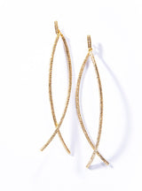 Diamond Wave Earrings-Earrings-Gretchen Ventura