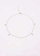 18K Gold & Diamond Drop Necklace-Necklaces-Gretchen Ventura