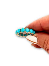 Sleeping Beauty Turquoise Eternity Band-Rings-Gretchen Ventura
