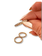 14K Gold & Diamond Eternity Band-Rings-Gretchen Ventura