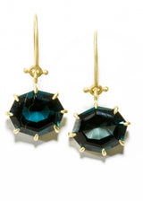 Blue London Topaz Hinge Earrings-Earrings-Gretchen Ventura