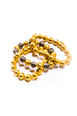 Oxidized Small Hand Forged Ball Chain Bracelet-Bracelets-Gretchen Ventura
