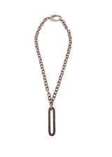 Black Spinel Long Oval Rockstar Necklace-Necklaces-Gretchen Ventura